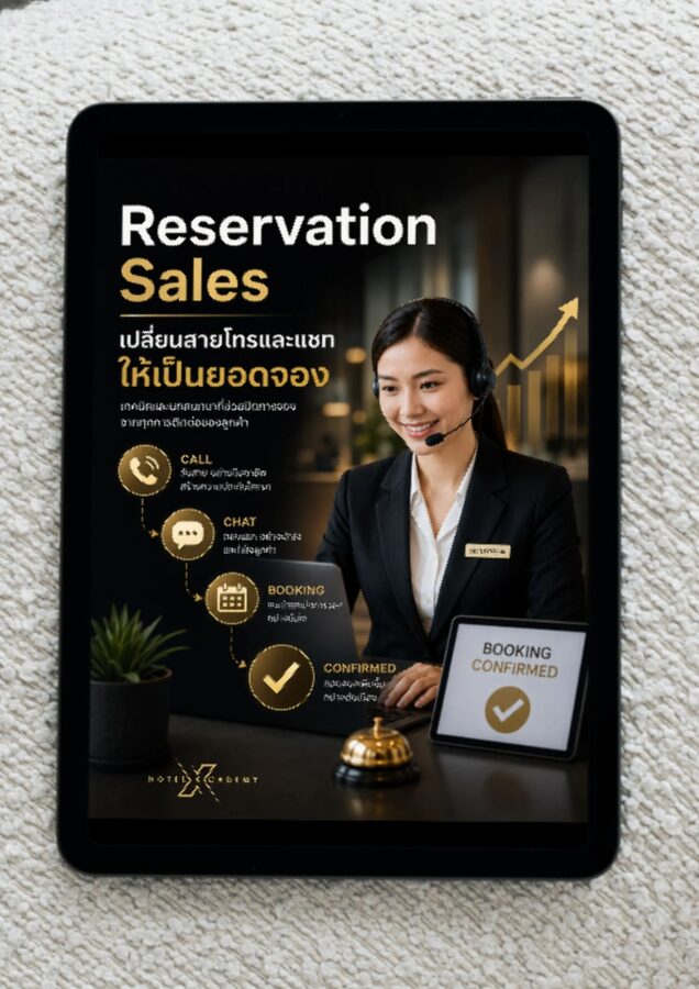 Reservation Sales: เปลี่ยนสายโทรและแชทให้เป็นยอดจอง