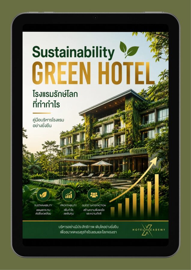 Sustainability Green Hotel: โรงแรมรักษ์โลกที่ทำกำไร คู่มือบริหารโรงแรมอย่างยั่งยืน