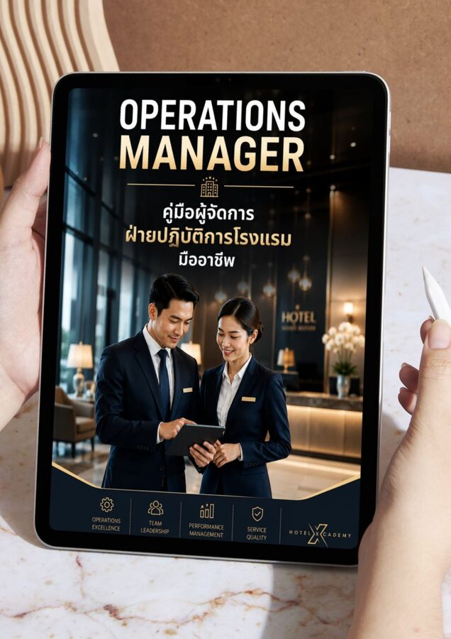 Operations Manager: คู่มือผู้จัดการฝ่ายปฏิบัติการโรงแรมมืออาชีพ