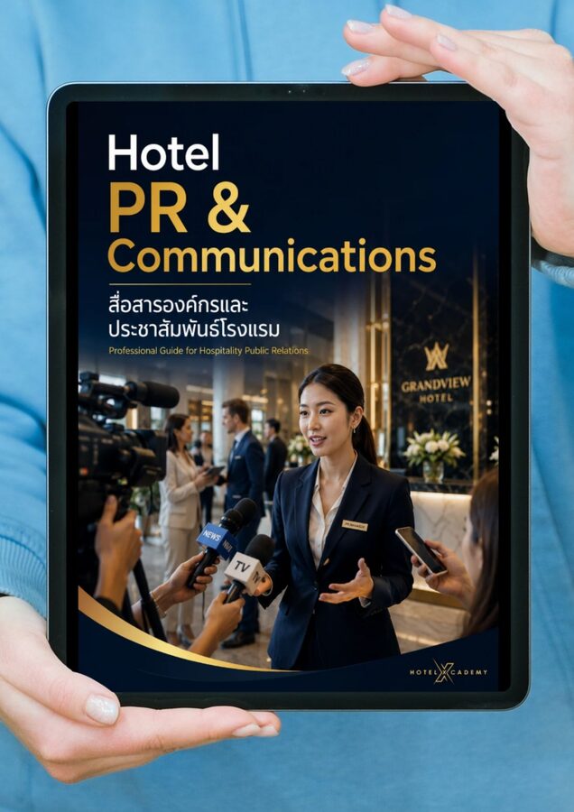 Hotel PR & Communications: สื่อสารองค์กรและประชาสัมพันธ์โรงแรม