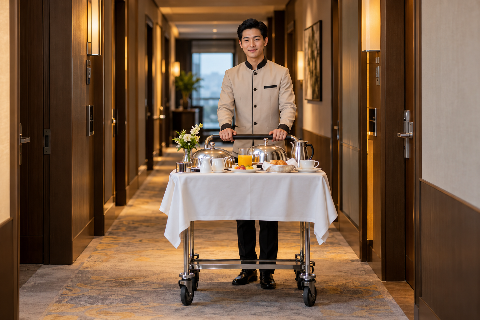 Room Service โรงแรมทำอะไรบ้าง และจัดระบบอย่างไรให้ส่งอาหารตรงเวลา?