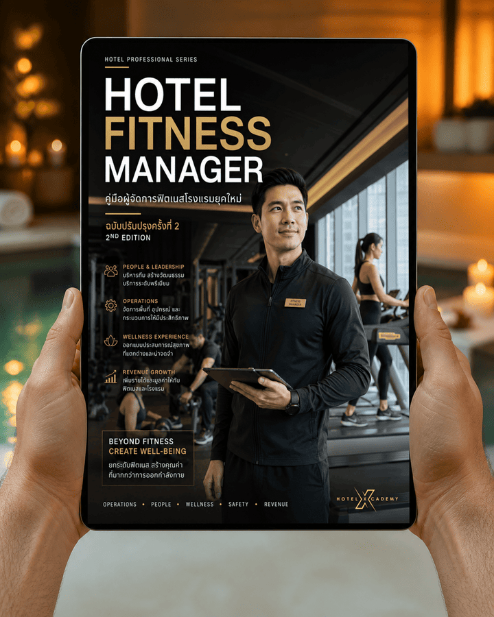 Hotel Fitness Manager: คู่มือผู้จัดการฟิตเนสโรงแรมยุคใหม่ (ฉบับปรับปรุงครั้งที่ 2)