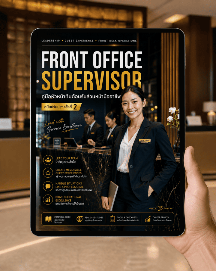 Front Office Supervisor: คู่มือหัวหน้าทีมต้อนรับส่วนหน้ามืออาชีพ (ฉบับปรับปรุงครั้งที่ 2)
