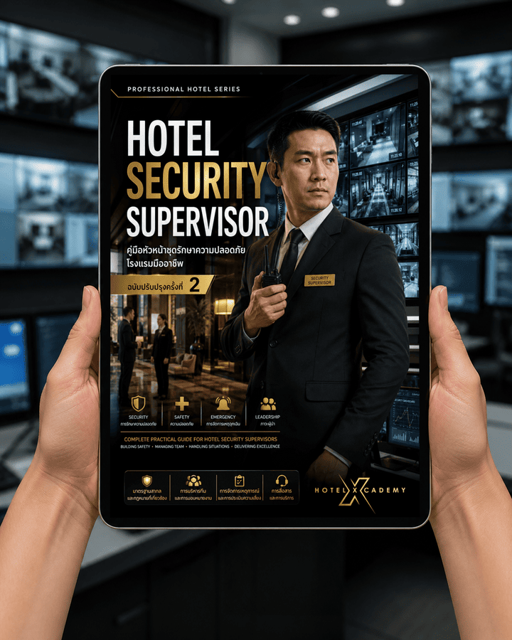 Hotel Security Supervisor: คู่มือหัวหน้าชุดรักษาความปลอดภัยโรงแรมมืออาชีพ (ฉบับปรับปรุงครั้งที่ 2)