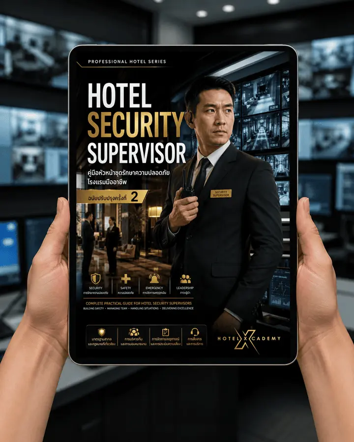 Hotel Security Supervisor: คู่มือหัวหน้าชุดรักษาความปลอดภัยโรงแรมมืออาชีพ (ฉบับปรับปรุงครั้งที่ 2)