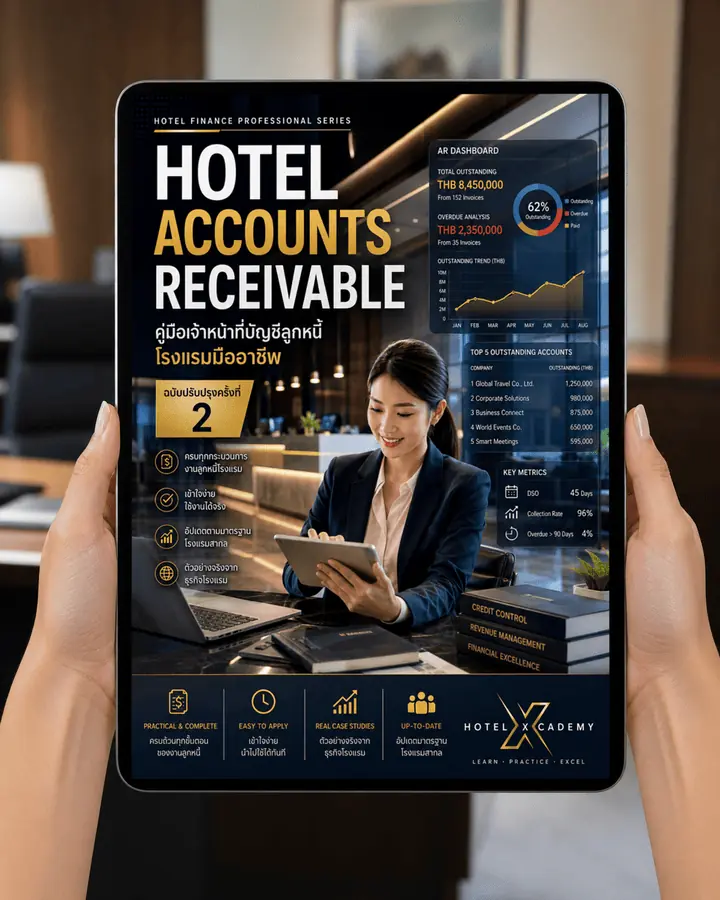 Hotel Accounts Receivable: คู่มือเจ้าหน้าที่บัญชีลูกหนี้โรงแรมมืออาชีพ (ฉบับปรับปรุงครั้งที่ 2)