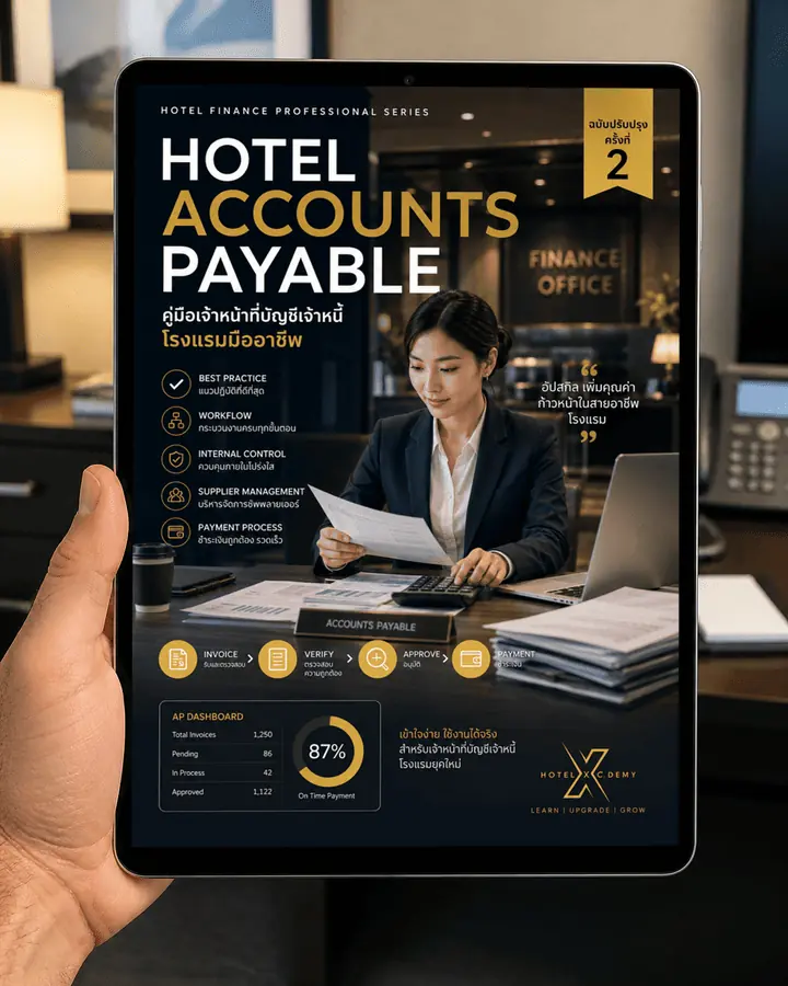 Hotel Accounts Payable: คู่มือเจ้าหน้าที่บัญชีเจ้าหนี้โรงแรมมืออาชีพ (ฉบับปรับปรุงครั้งที่ 2)
