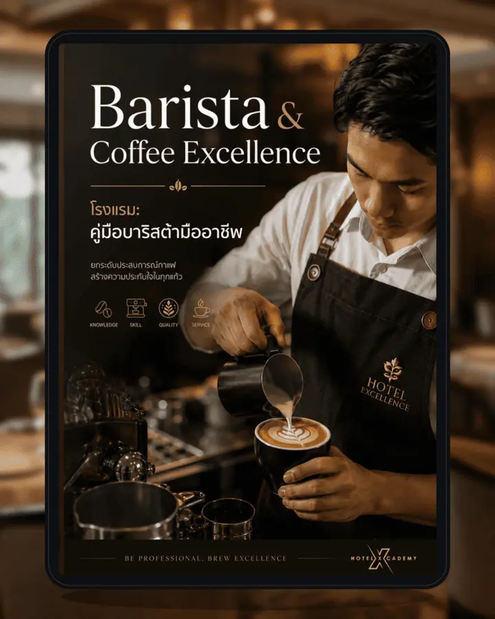 Barista & Coffee Excellence โรงแรม: คู่มือบาริสต้ามืออาชีพ