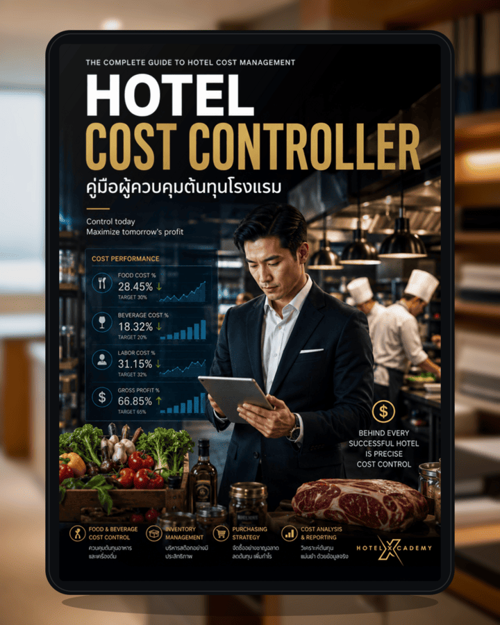 Hotel Cost Controller: คู่มือผู้ควบคุมต้นทุนโรงแรม