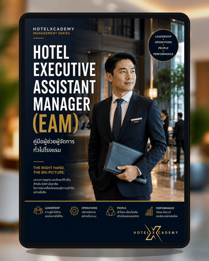 Hotel Executive Assistant Manager (EAM): คู่มือผู้ช่วยผู้จัดการทั่วไปโรงแรม