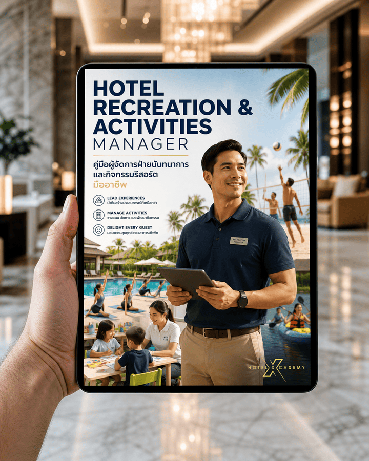 Hotel Recreation & Activities Manager: คู่มือผู้จัดการฝ่ายนันทนาการและกิจกรรมรีสอร์ต