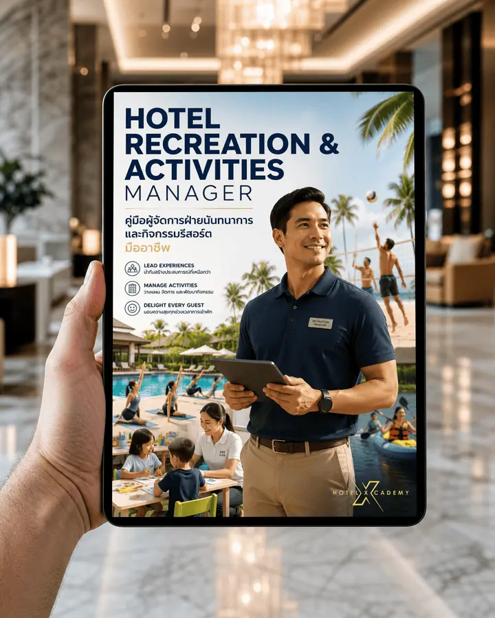 Hotel Recreation & Activities Manager: คู่มือผู้จัดการฝ่ายนันทนาการและกิจกรรมรีสอร์ต