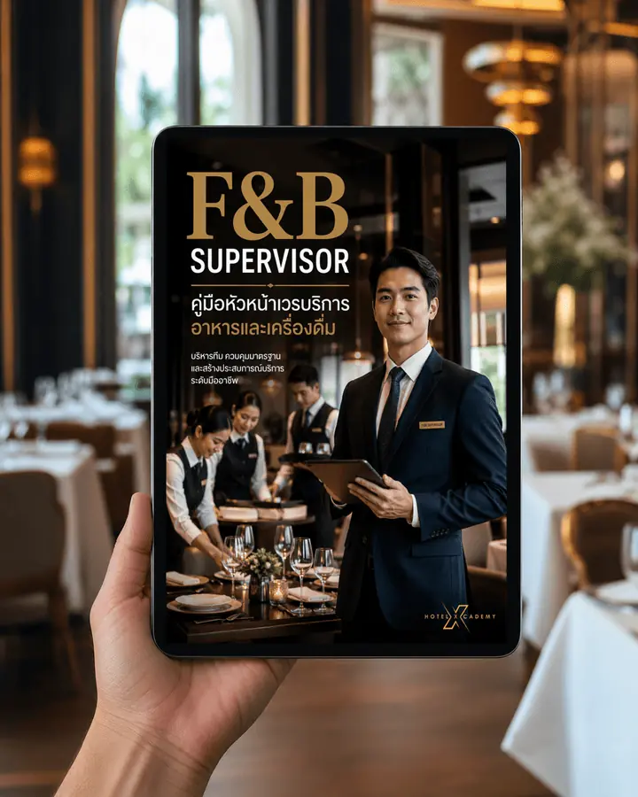 F&B Supervisor: คู่มือหัวหน้าเวรบริการอาหารและเครื่องดื่ม