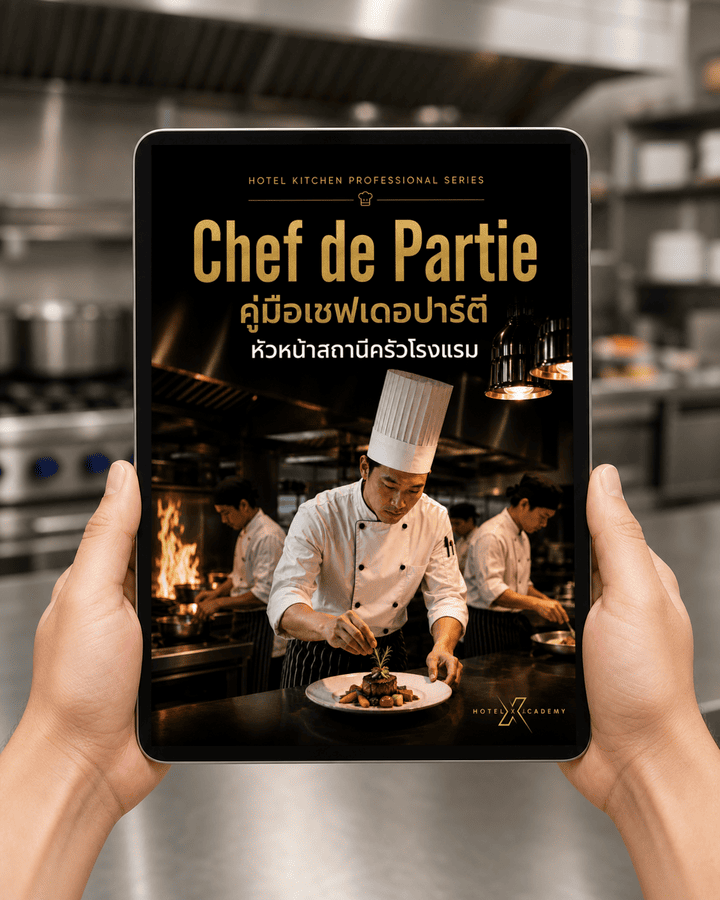 Chef de Partie: คู่มือเชฟเดอปาร์ตี หัวหน้าสถานีครัวโรงแรม