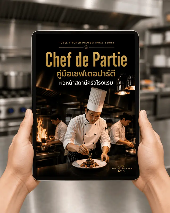 Chef de Partie: คู่มือเชฟเดอปาร์ตี หัวหน้าสถานีครัวโรงแรม
