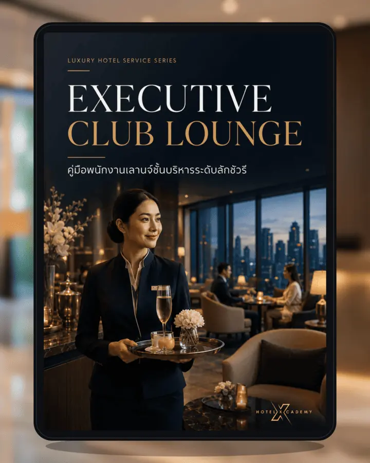 Executive Club Lounge: คู่มือพนักงานเลานจ์ชั้นบริหารระดับลักชัวรี
