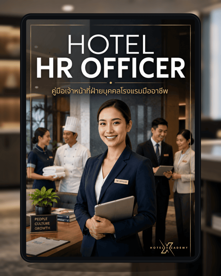 Hotel HR Officer: คู่มือเจ้าหน้าที่ฝ่ายบุคคลโรงแรมมืออาชีพ