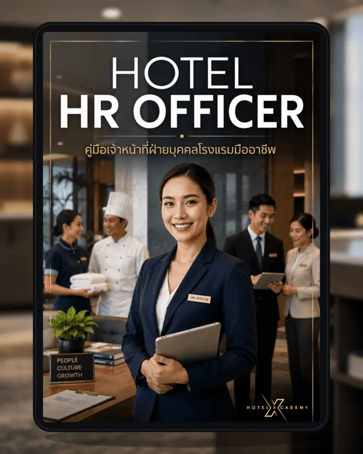 Hotel HR Officer: คู่มือเจ้าหน้าที่ฝ่ายบุคคลโรงแรมมืออาชีพ