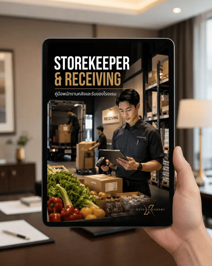 Storekeeper & Receiving: คู่มือพนักงานคลังและรับของโรงแรม