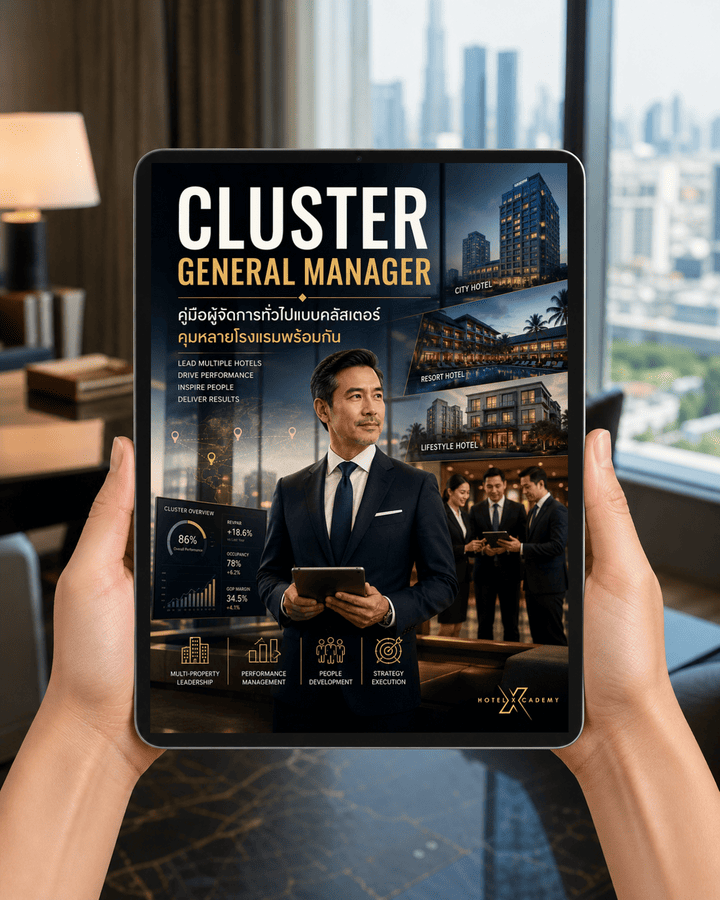 Cluster General Manager: คู่มือผู้จัดการทั่วไปแบบคลัสเตอร์ คุมหลายโรงแรมพร้อมกัน
