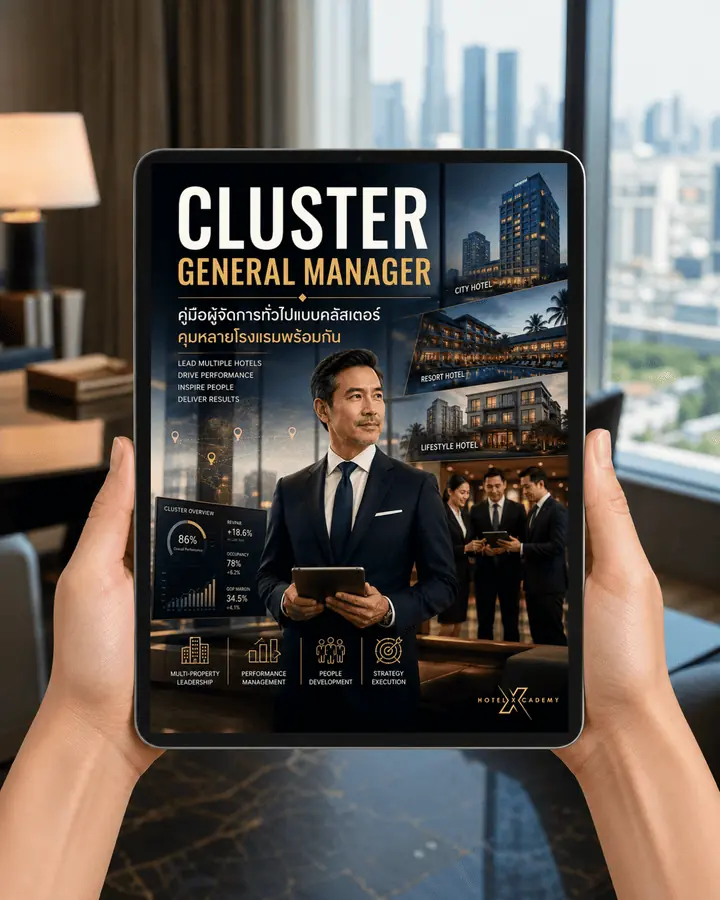 Cluster General Manager: คู่มือผู้จัดการทั่วไปแบบคลัสเตอร์ คุมหลายโรงแรมพร้อมกัน