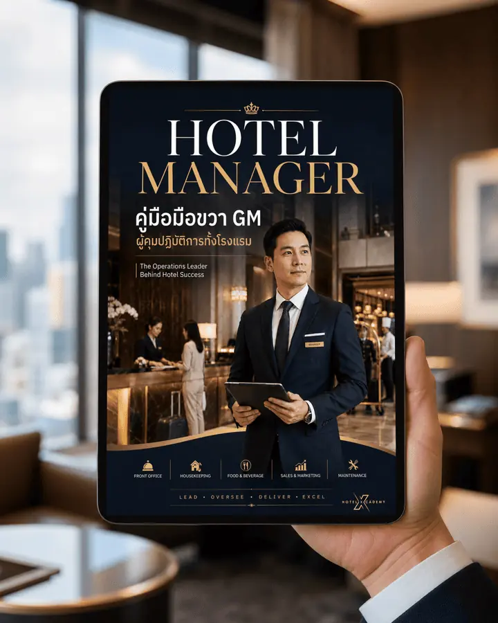 Hotel Manager: คู่มือมือขวา GM ผู้คุมปฏิบัติการทั้งโรงแรม