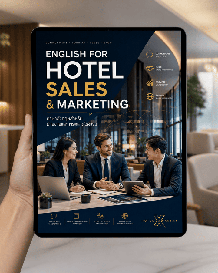 English for Hotel Sales & Marketing: ภาษาอังกฤษสำหรับฝ่ายขายและการตลาดโรงแรม