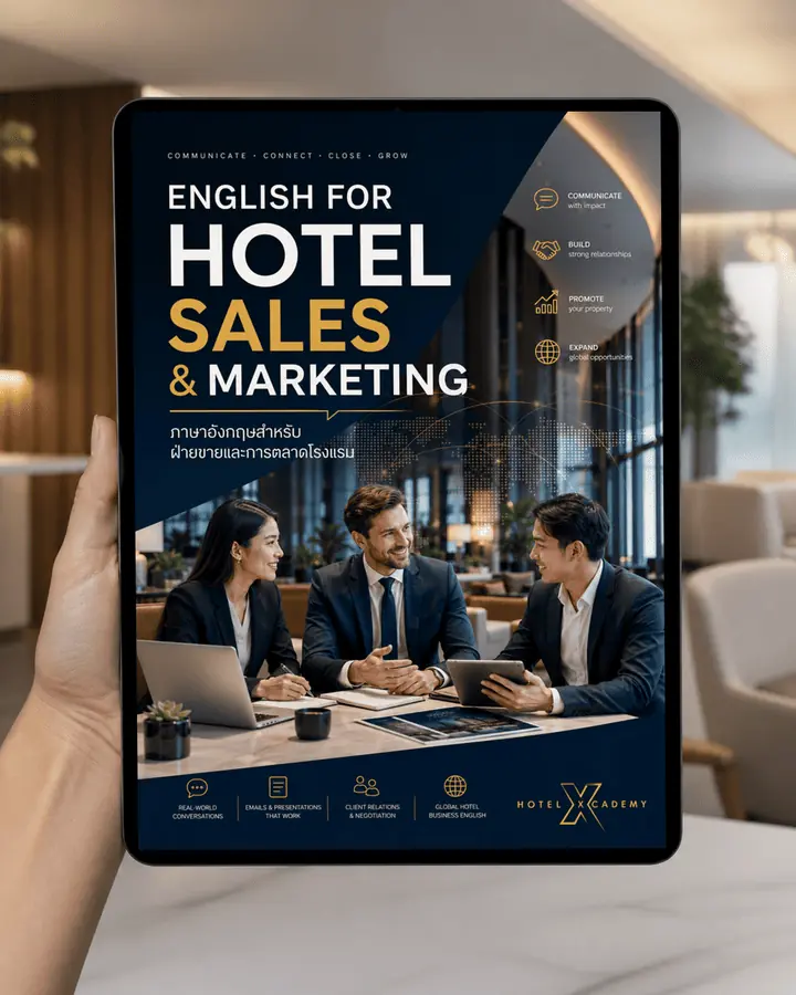 English for Hotel Sales & Marketing: ภาษาอังกฤษสำหรับฝ่ายขายและการตลาดโรงแรม