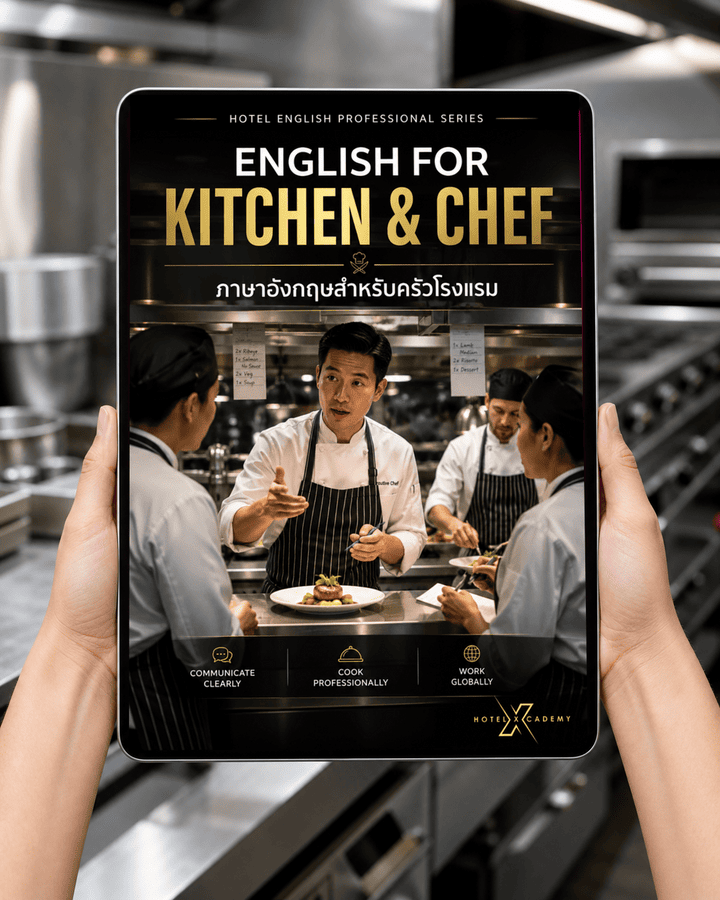 English for Kitchen & Chef: ภาษาอังกฤษสำหรับครัวโรงแรม