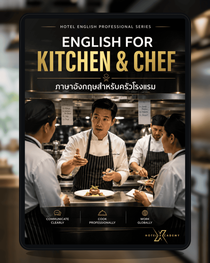 English for Kitchen & Chef: ภาษาอังกฤษสำหรับครัวโรงแรม