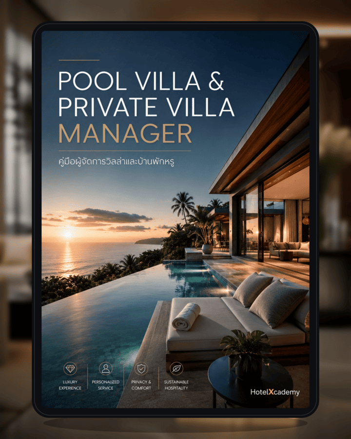 Pool Villa & Private Villa Manager: คู่มือผู้จัดการวิลล่าและบ้านพักหรู