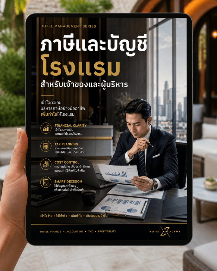 ภาษีและบัญชีโรงแรมสำหรับเจ้าของและผู้บริหาร