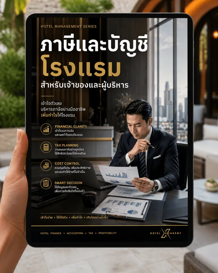 ภาษีและบัญชีโรงแรมสำหรับเจ้าของและผู้บริหาร