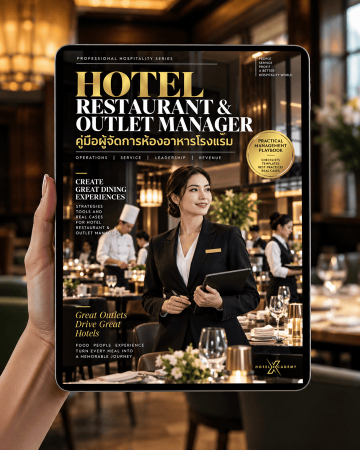 Hotel Restaurant & Outlet Manager: คู่มือผู้จัดการห้องอาหารโรงแรม