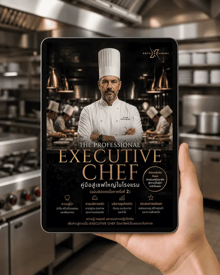 The Professional Executive Chef: คู่มือสู่เชฟใหญ่ในโรงแรม (ฉบับอัปเดตเนื้อหาครั้งที่ 2)