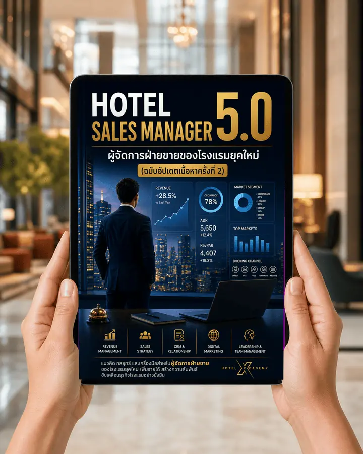 Hotel Sales Manager 5.0: ผู้จัดการฝ่ายขายของโรงแรมยุคใหม่ (ฉบับอัปเดตเนื้อหาครั้งที่ 2)