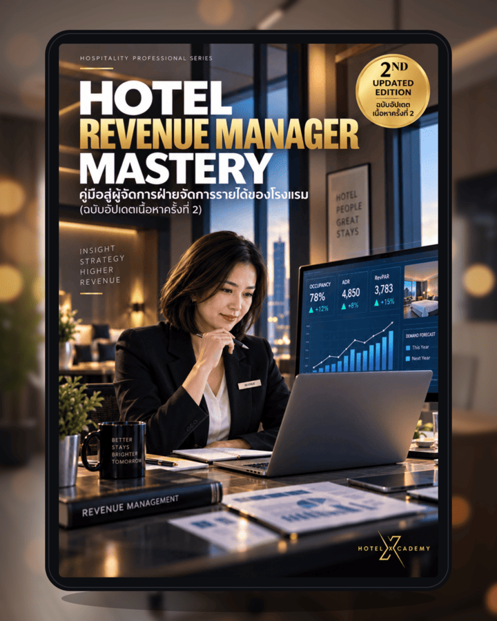 Hotel Revenue Manager Mastery: คู่มือสู่ผู้จัดการฝ่ายจัดการรายได้ของโรงแรม (ฉบับอัปเดตเนื้อหาครั้งที่ 2)