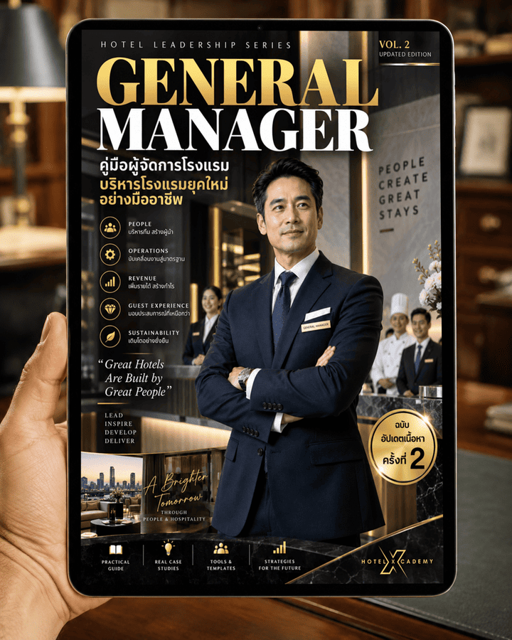 GENERAL MANAGER: คู่มือผู้จัดการโรงแรม บริหารโรงแรมยุคใหม่อย่างมืออาชีพ (ฉบับอัปเดตเนื้อหาครั้งที่ 2)