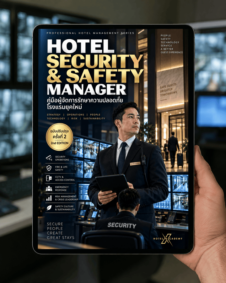 Hotel Security & Safety Manager: คู่มือผู้จัดการรักษาความปลอดภัยโรงแรมยุคใหม่ (ฉบับปรับปรุงครั้งที่ 2)