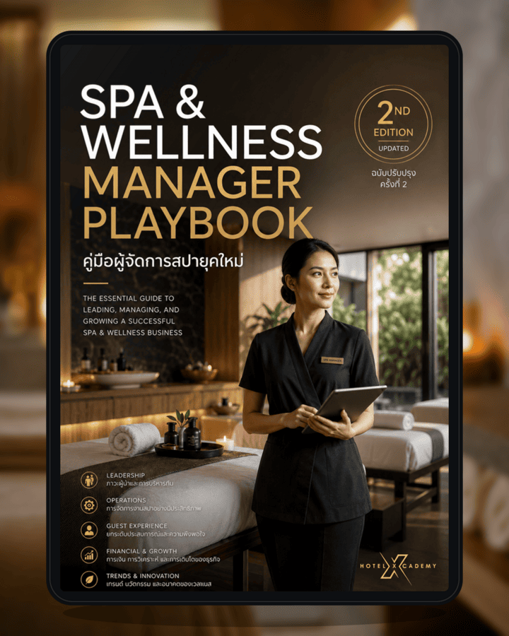 Spa & Wellness Manager Playbook: คู่มือผู้จัดการสปายุคใหม่ (ฉบับปรับปรุงครั้งที่ 2)