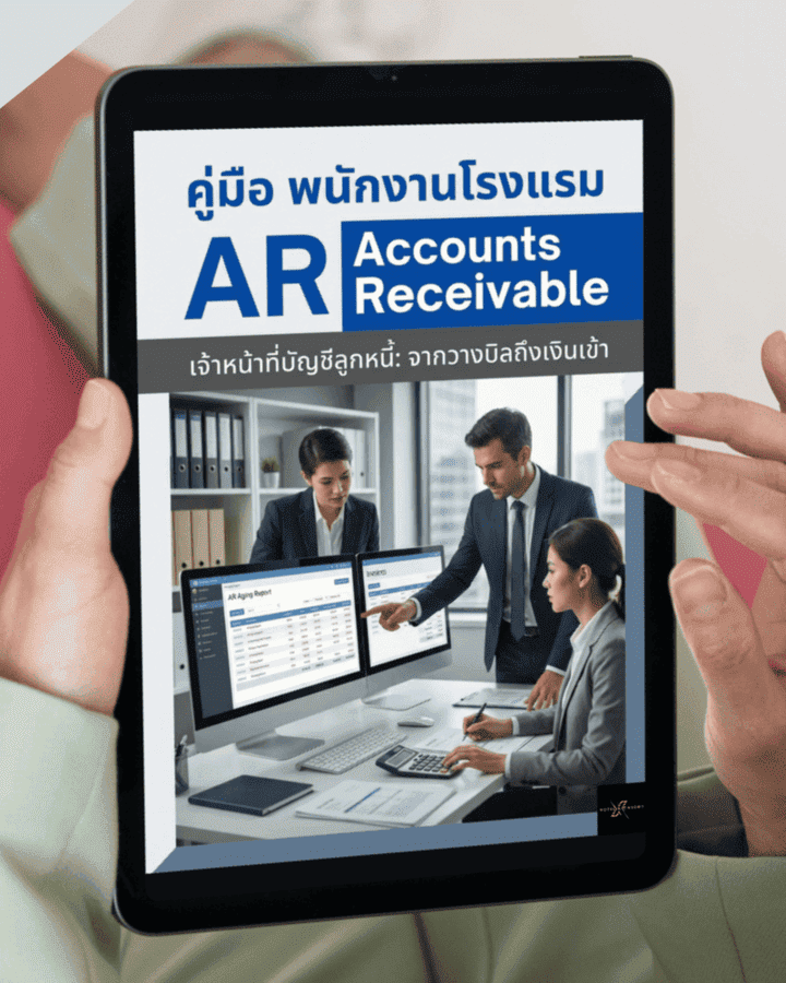 คู่มือ AR Accounts Receivable เจ้าหน้าที่บัญชีลูกหนี้: จากวางบิลถึงเก็บเงินได้ครบ (377 หน้า)