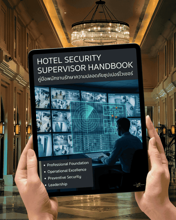 Hotel Security Supervisor Handbook คู่มือพนักงานรักษาความปลอดภัยซุปเปอร์ไวเซอร์ (505 หน้า)