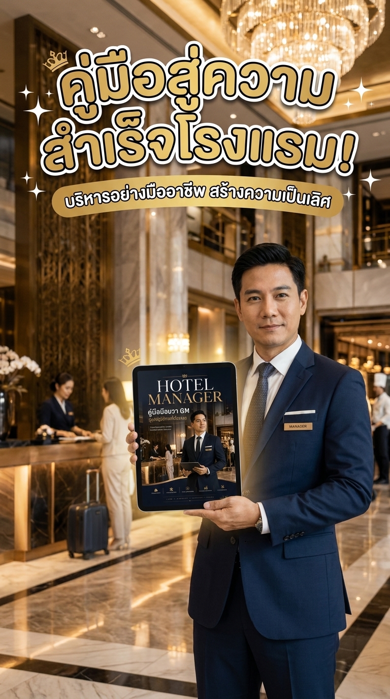 รีวิวจากผู้อ่าน Hotel Manager: คู่มือมือขวา GM ผู้คุมปฏิบัติการทั้งโรงแรม